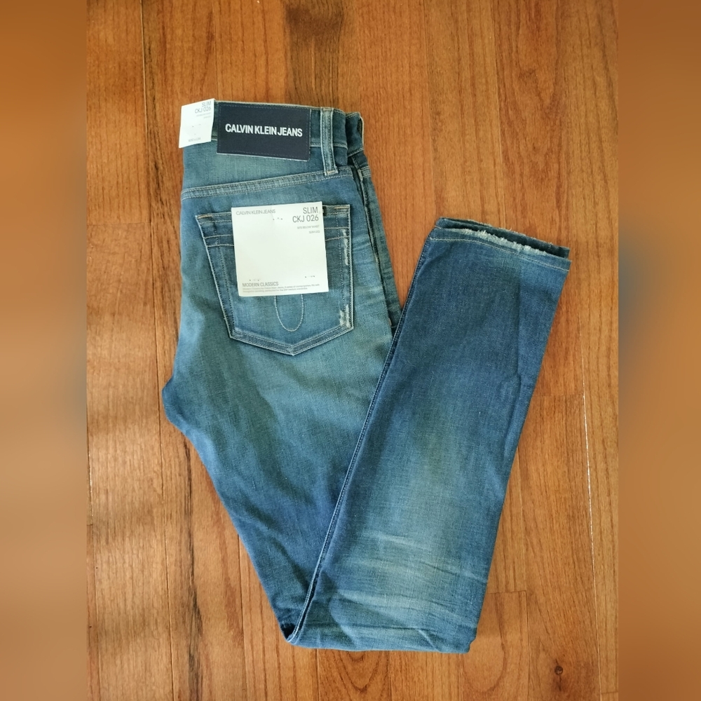Calvin Klein Jeans Slim Straight in Blue